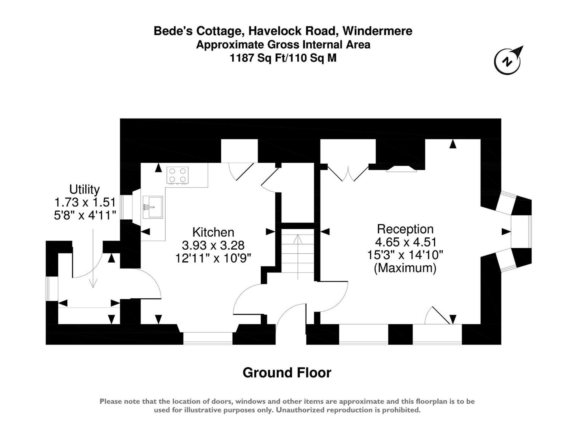 Bedes Cottage Windermere Eksteriør bilde